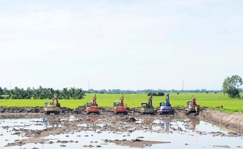 Công trình dự án thành phần 1 cao tốc Châu Đốc - Cần Thơ - Sóc Trăng