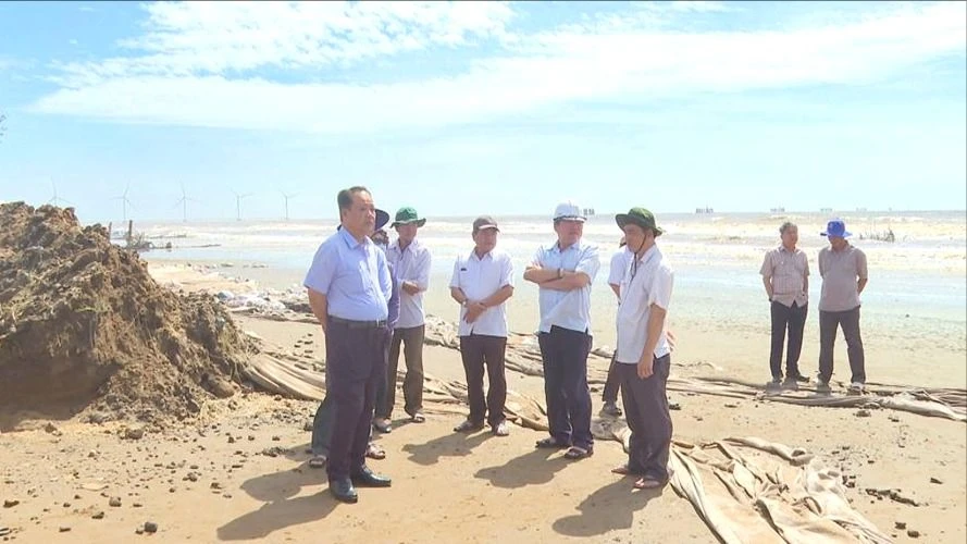 Trà Vinh công bố tình huống khẩn cấp sạt lở Cồn Nhàn