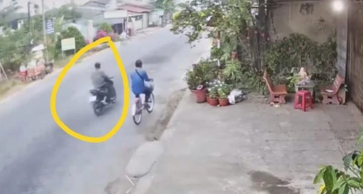 Hình ảnh đối tượng nghi vấn liên quan đến vụ tai nạn giao thông