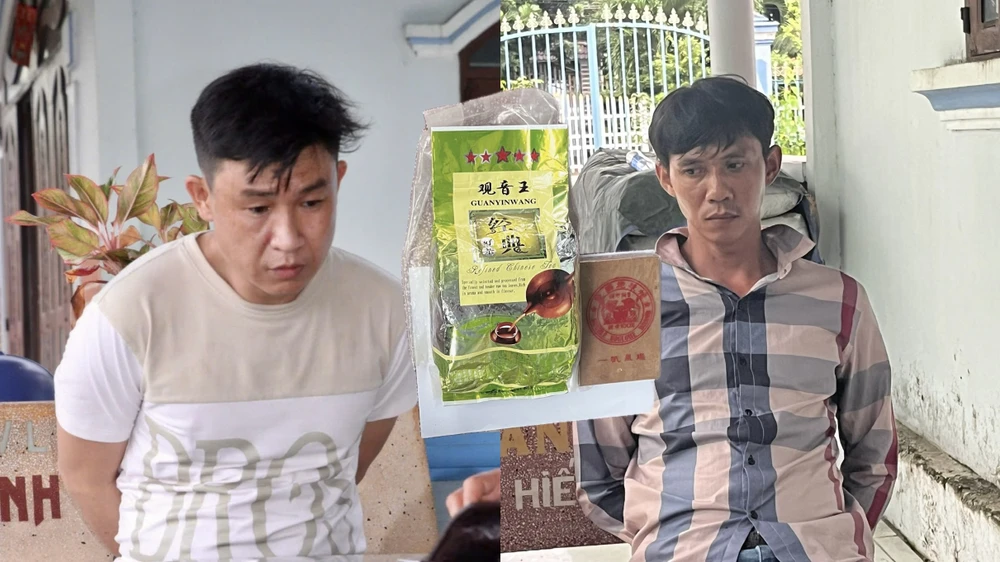 Vừa nhận hơn 1kg ma tuý thì bị công an bắt giữ