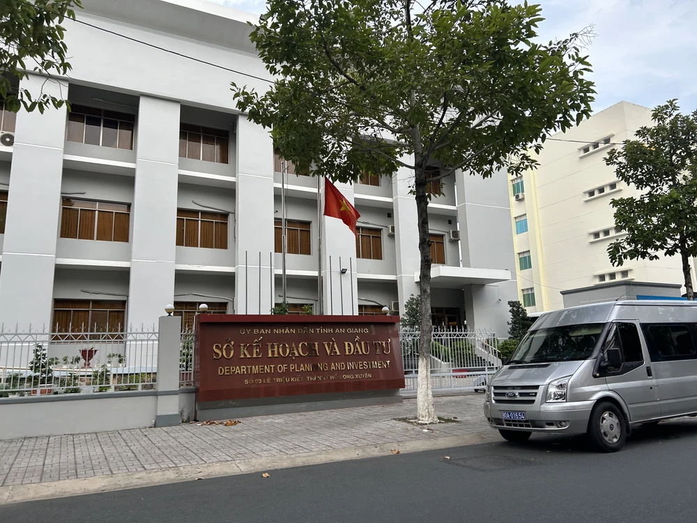 kỷ luật sở KH&ĐT tỉnh an giang