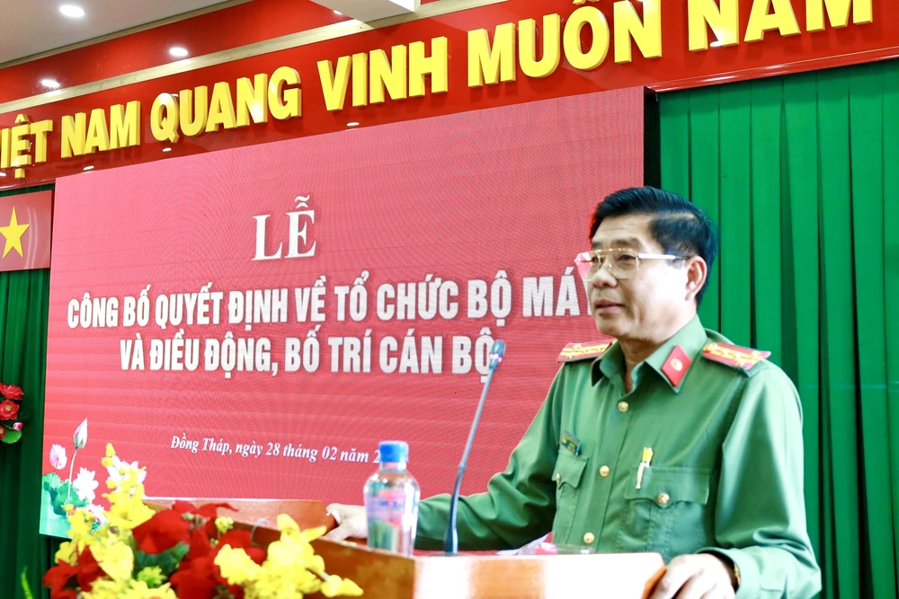 Giám đốc Công an tỉnh Đồng Tháp