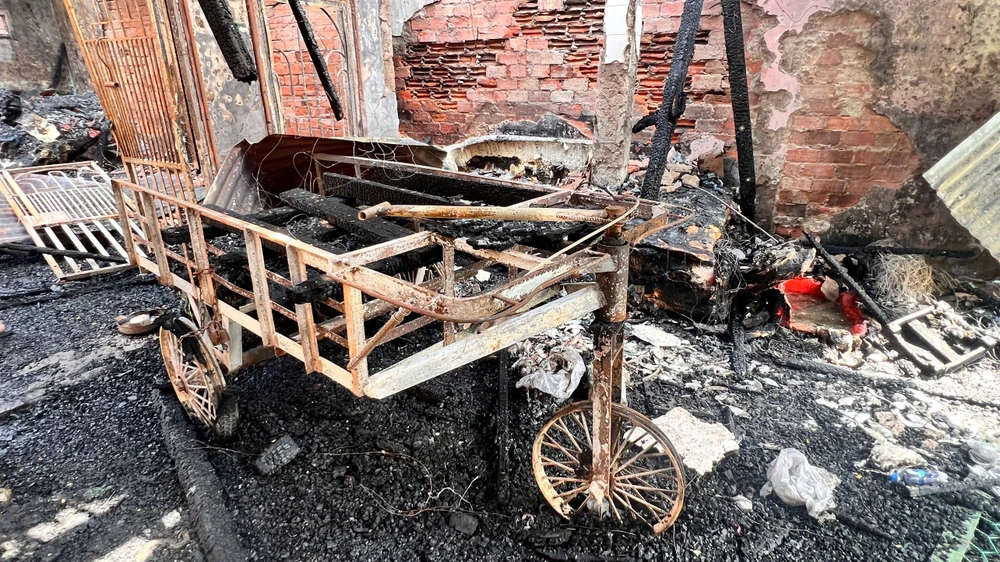 An Giang: Tạm giữ người đàn ông phóng hỏa nhà hàng xóm lúc nửa đêm