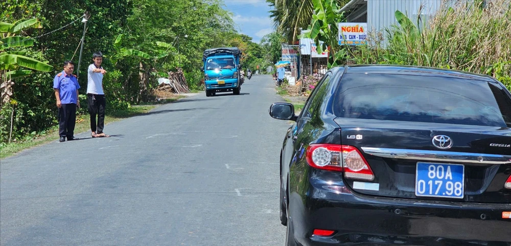Cơ quan điều tra Viện KSND Tối cao đã đến kiểm tra hiện trường vụ tai nạn giao thông, ghi nhận các thông tin liên quan