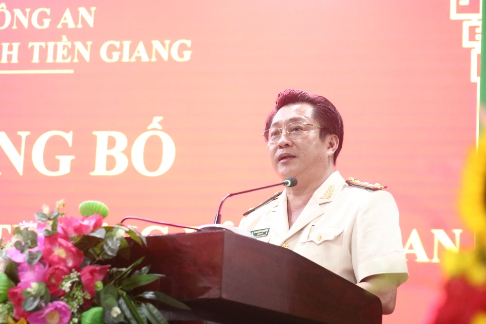 Đại tá Lâm Phước Nguyên, Giám đốc Công an tỉnh An Giang được điều động giữ chức Giám đốc công an tỉnh Tiền Giang