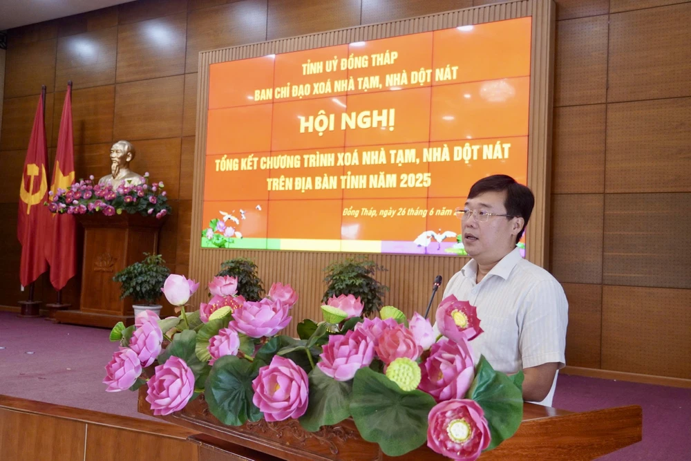 xoá nhà tạm,đồng thap