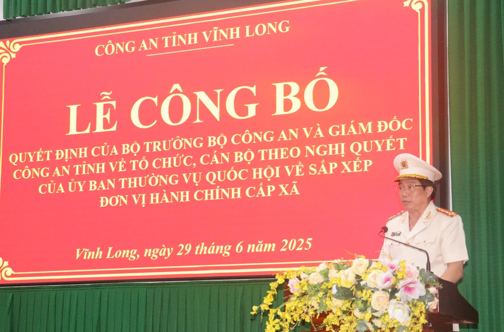 công an tỉnh vĩnh long