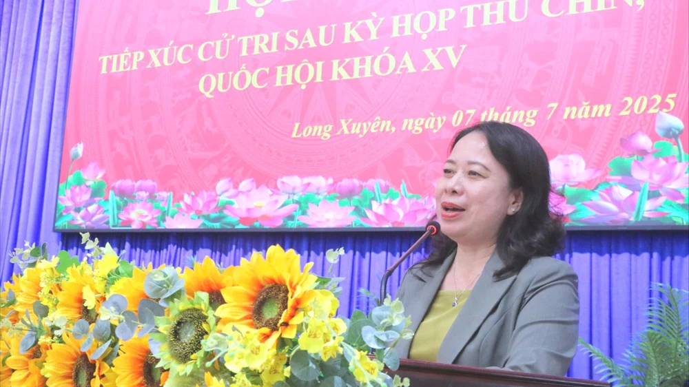 chính quyền địa phương 2 cấp,võ thị ánh xuân