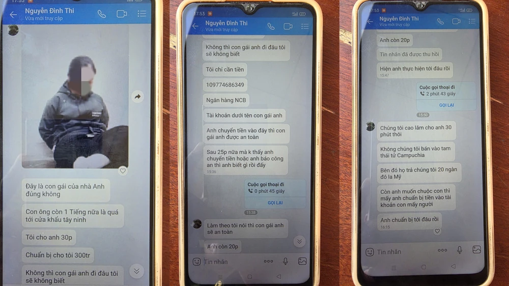 lừa bắt cóc online