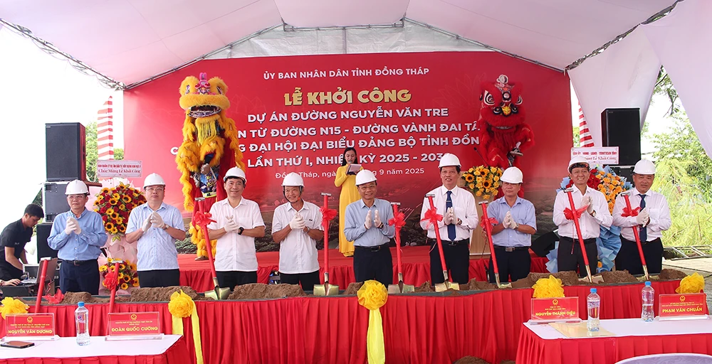 đại hội đại biểu,khởi công dự án đường Nguyễn Văn Tre