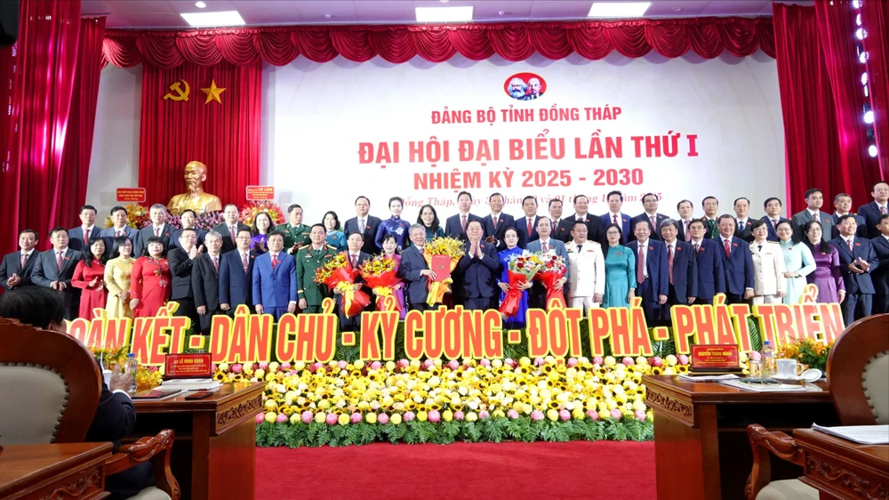 Ban Chấp hành Đảng bộ tỉnh Đồng Tháp nhiệm kỳ 2025-2030
