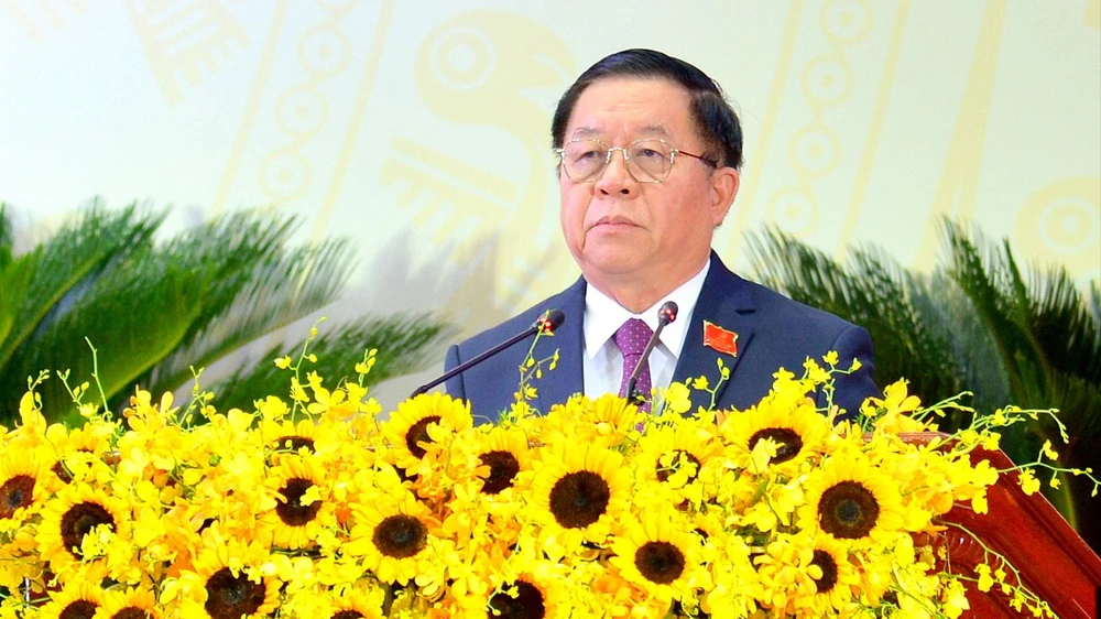 ông Nguyễn Trọng Nghĩa, Uỷ viên Bộ Chính trị, Bí thư Trung ương Đảng, Trưởng Ban Tuyên giáo và Dân vận Trung ương