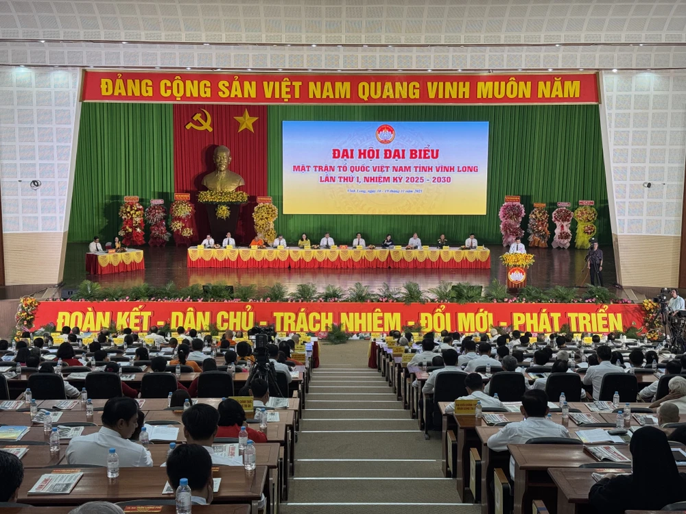 Đại hội đại biểu Mặt trận Tổ quốc (MTTQ) Việt Nam tỉnh Vĩnh Long lần thứ I, nhiệm kỳ 2025–2030