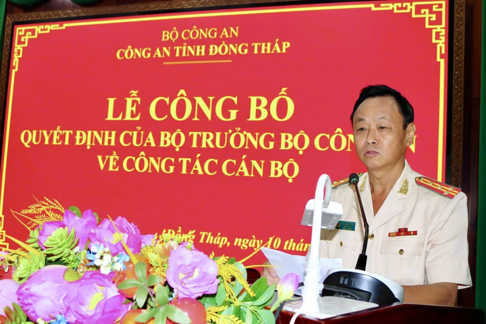 công an tỉnh đồng tháp,trà quang thanh