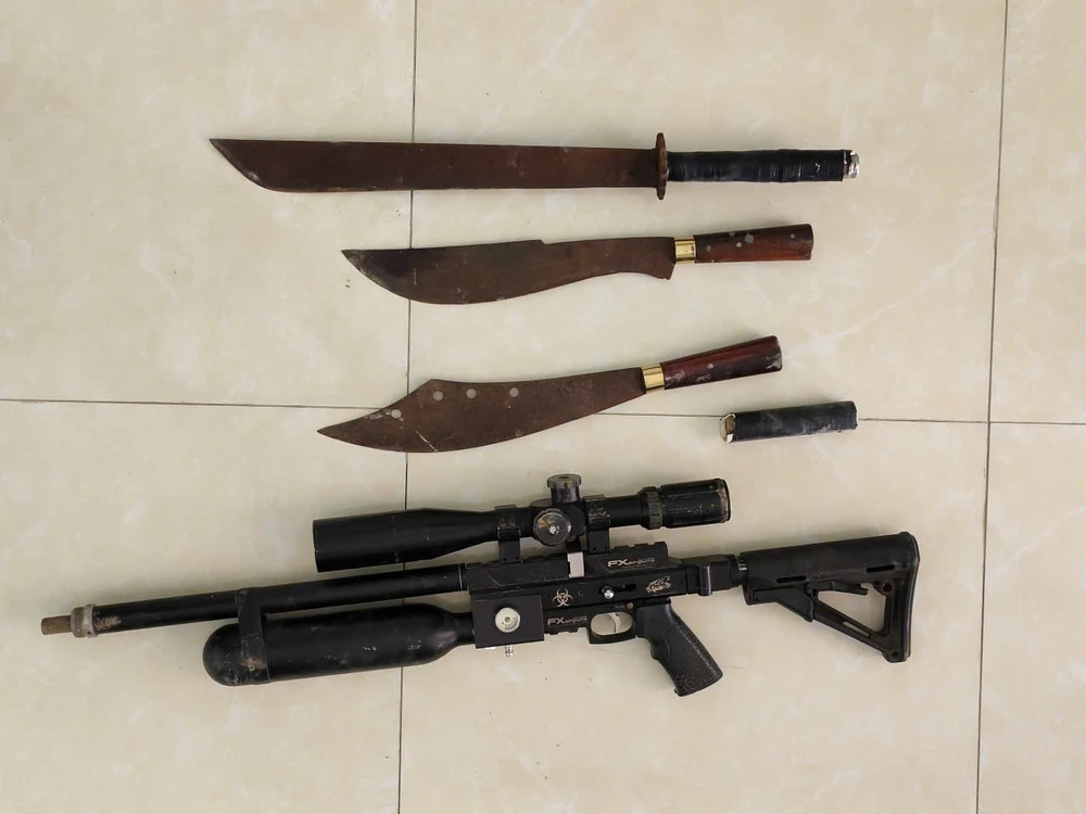 dùng súng bắn bạn nhậu an giang