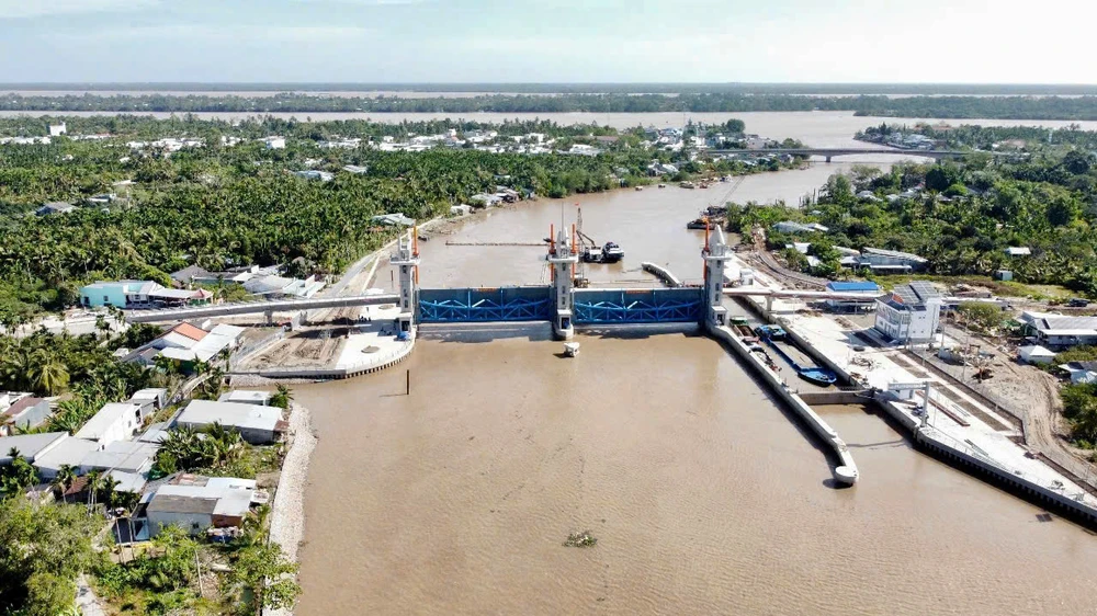 cần thơ,thuỷ lợi,công trình thuỷ lợi,kênh cái sắn,rạch mọp