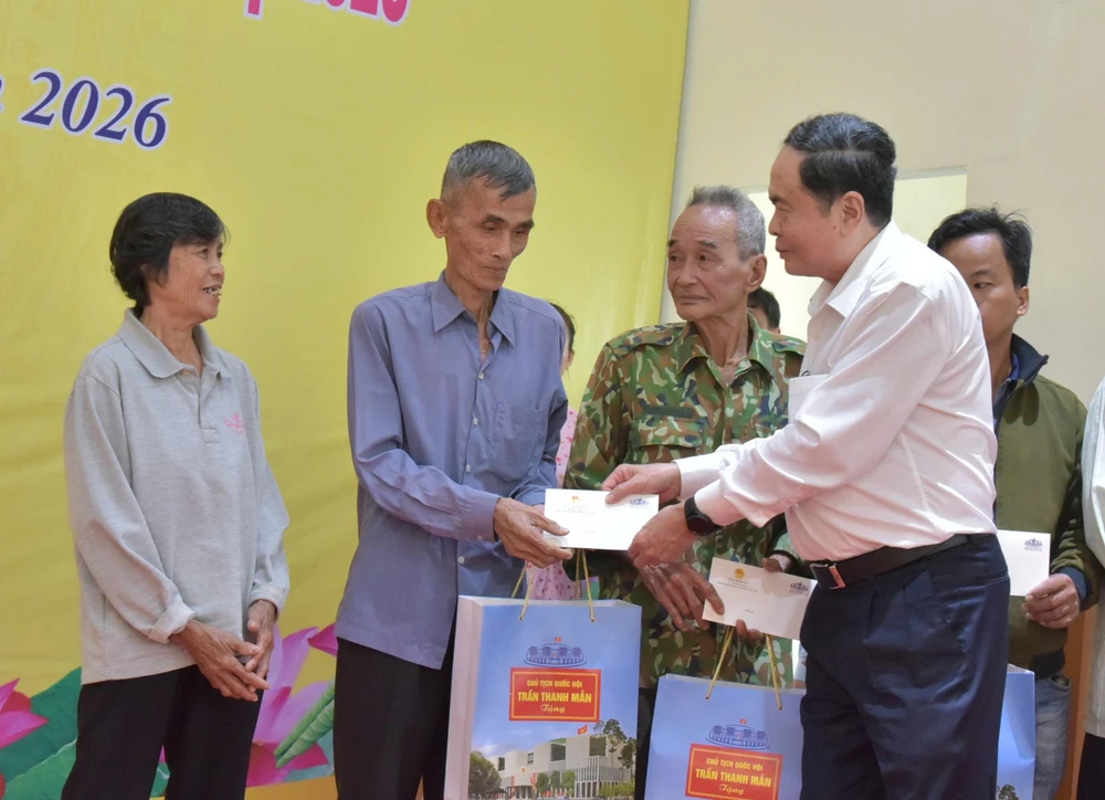 Chủ tịch Quốc hội,Trần Thanh Mẫn,quà tết,đồng tháp