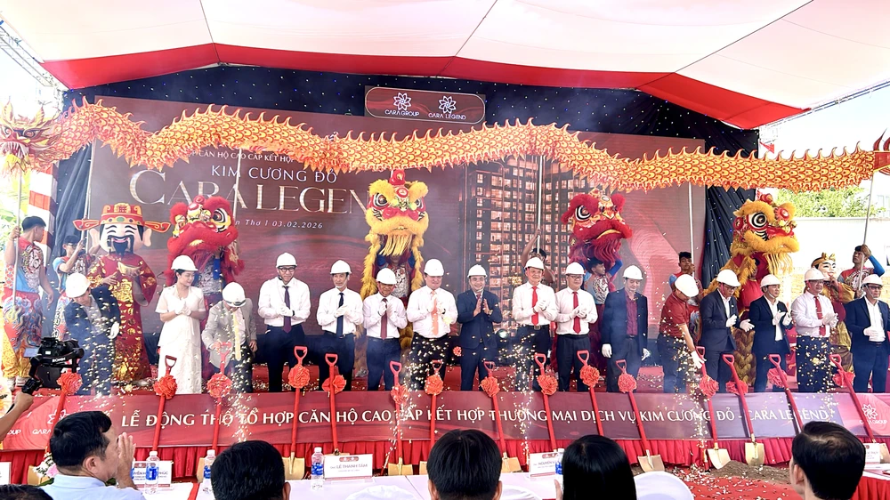 cần thơ,động thổ,căn hộ cao cấp,Cara Legend,Kim Cương Đỏ