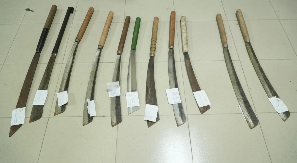 cần thơ,gây rối trật tự công cộng,dao tự chế