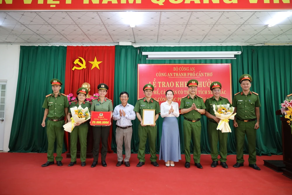 cần thơ, công an phường tân an,trộm xe,trộm liên tỉnh,thưởng nóng