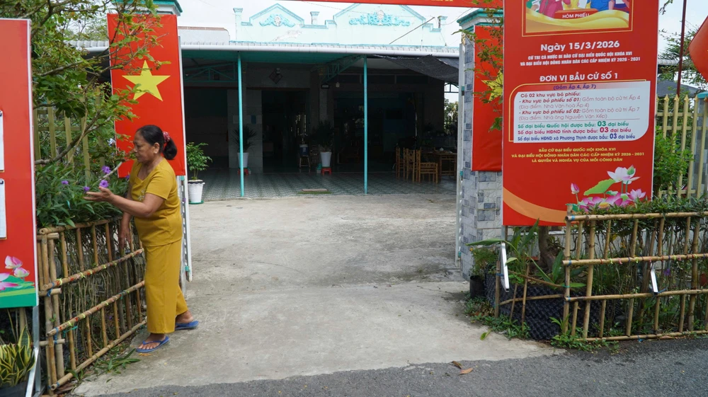 bầu cử,đồng tháp,mượn nhà,hậu cần,cử tri,ngày hội non sông