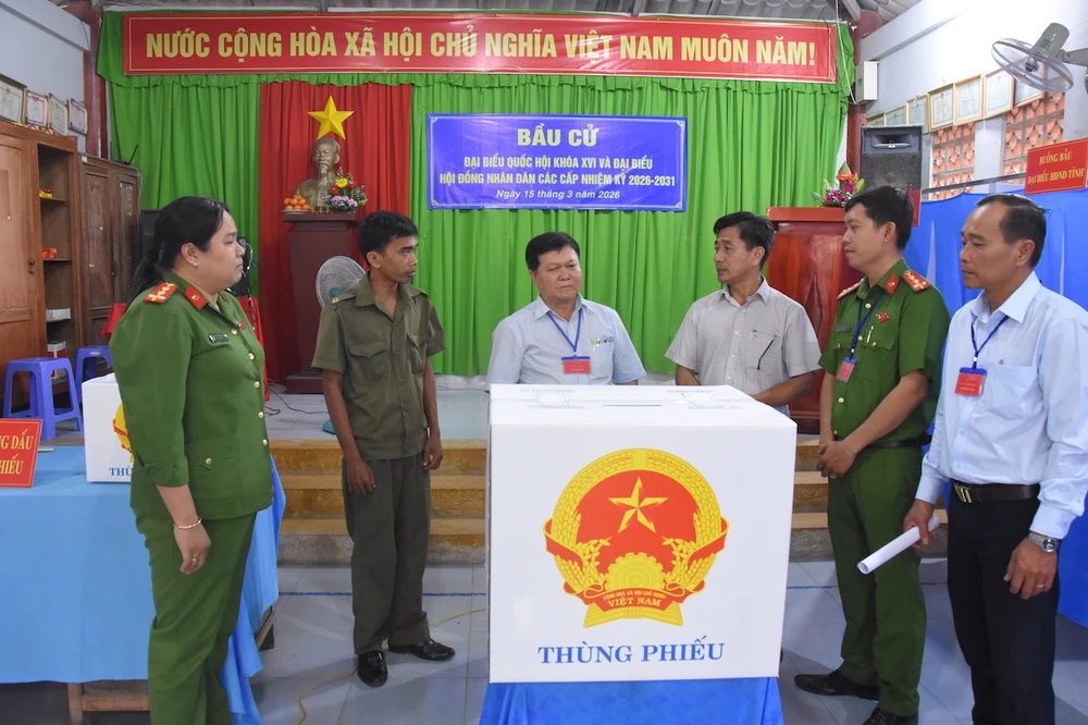 công an cơ sở,đồng tháp,bầu cử