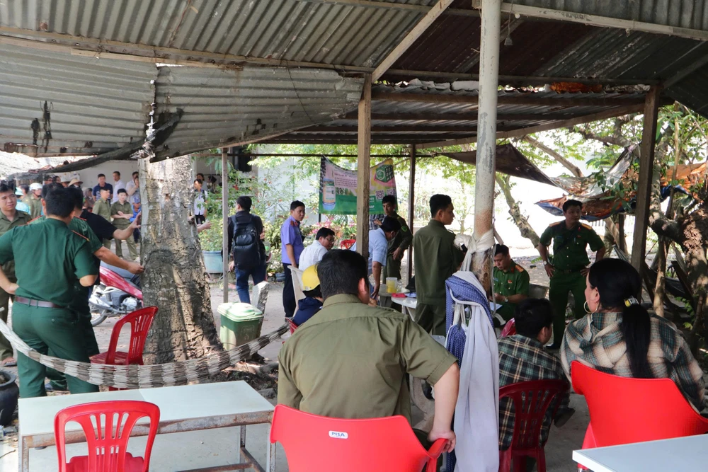 Hiện trường vụ 1 lực lượng an ninh trật tự cơ sở ở Đồng Tháp bị đâm tử vong khi làm nhiệm vụ