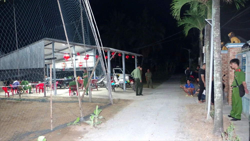 đâm chết người,đồng tháp,bóng chuyền