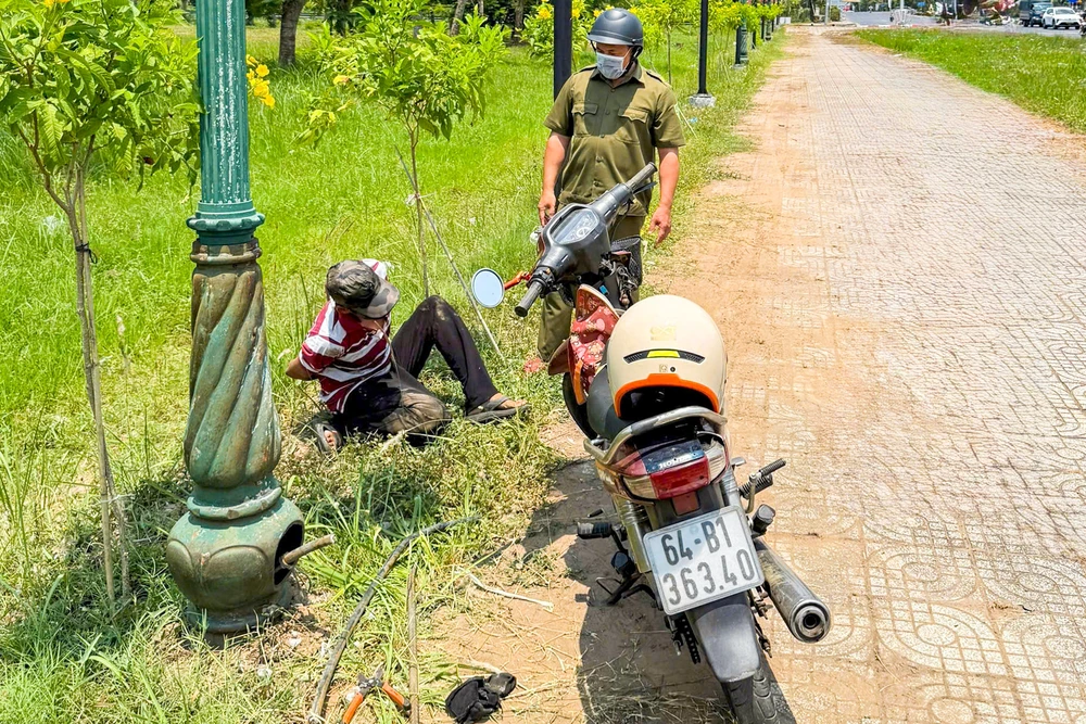 cắt trộm dây cáp điện,cần thơ