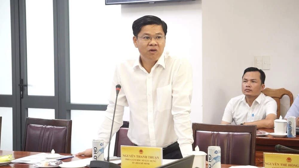 Ông Nguyễn Thanh Thuận, Phó Giám đốc Sở Xây dựng TP.HCM