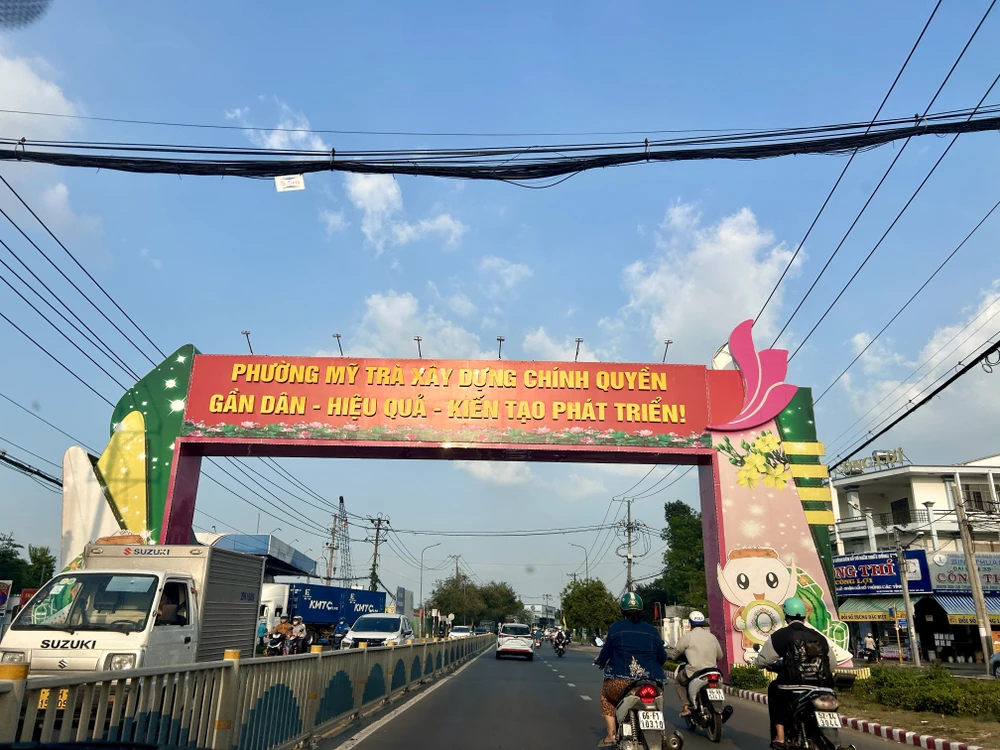 Cải tạo, tổ chức giao thông tại nút giao: An Bình, thuộc địa bàn phường Mỹ Trà