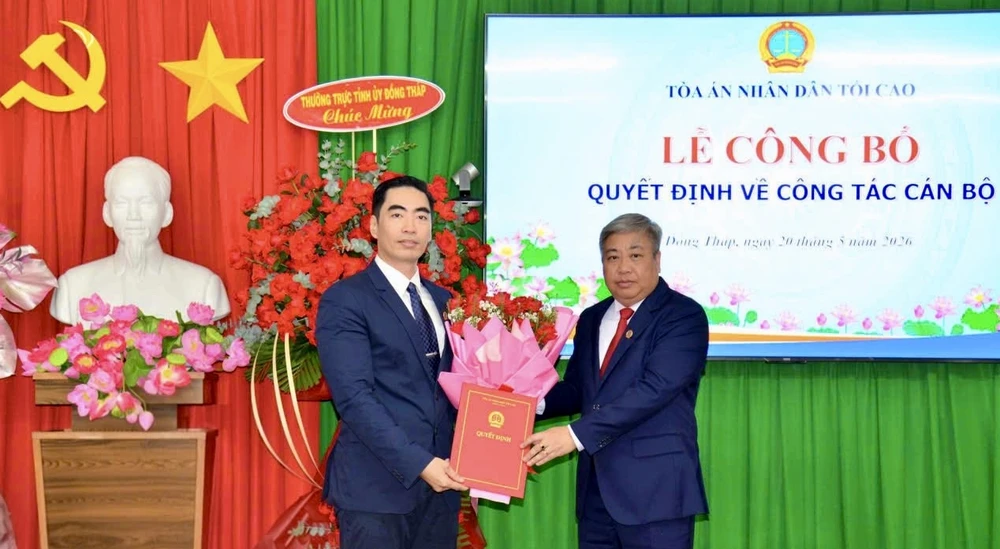 chánh án,tand đồng tháp,tand tp.hcm,bổ nhiệm,Ông Bùi Thái Hùng