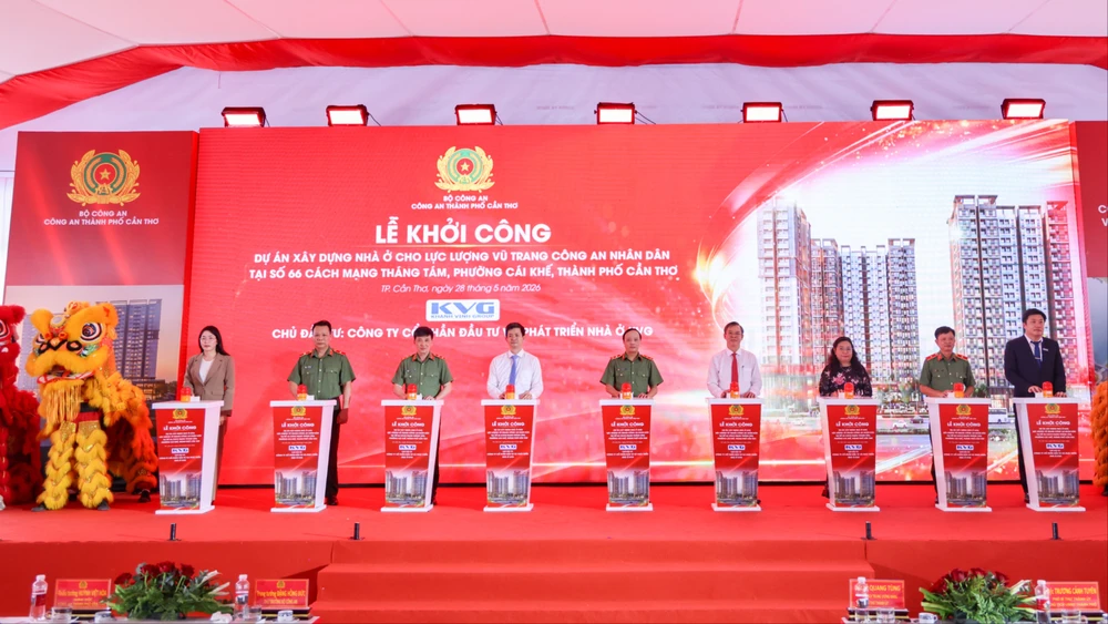 cần thơ,nhà ở cho lực lượng vũ trang,công an,khởi công
