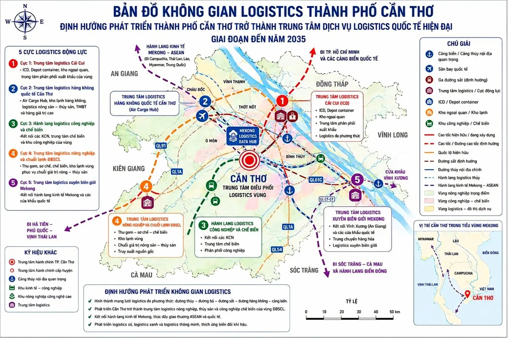 cần thơ,Logistics,thể chế,hạ tầng,chi phí