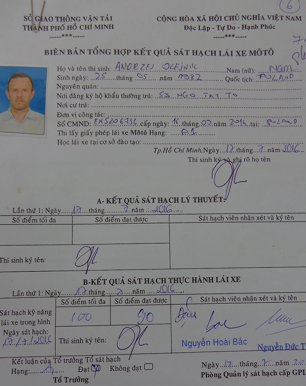 Hơn 20% thí sinh thi... rớt bằng lái xe máy ảnh 12