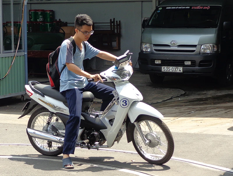 Hơn 20% thí sinh thi... rớt bằng lái xe máy ảnh 6