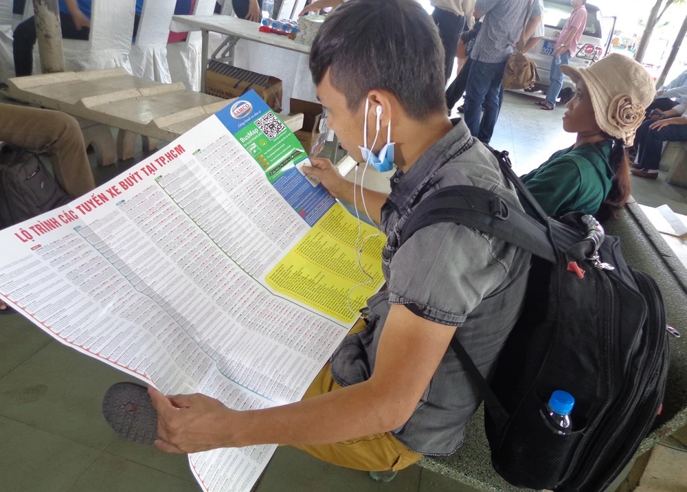 Ba cách tìm đường đi các tuyến xe buýt