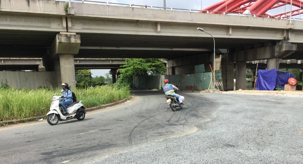 Hai phương án làm cầu Nguyễn Khoái vượt kênh Tẻ ảnh 4 Hai phương án làm cầu Nguyễn Khoái vượt kênh Tẻ ảnh 4