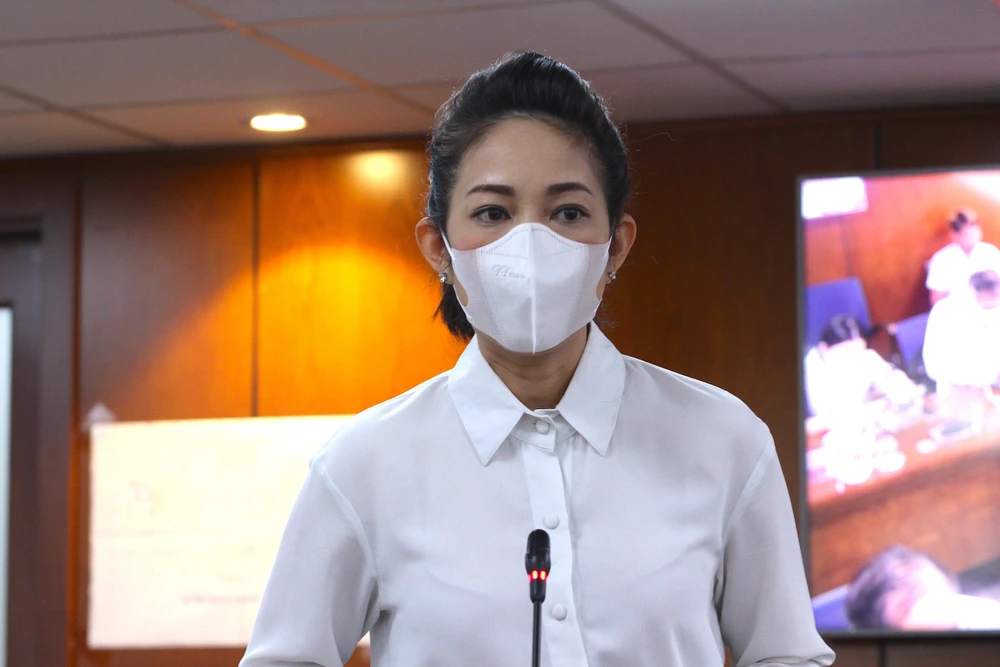 Bà Nguyễn Thị Thanh Thúy, Phó Giám đốc Sở Văn hóa và Thể thao TP.HCM. Ảnh: NGUYỄN NHÂN