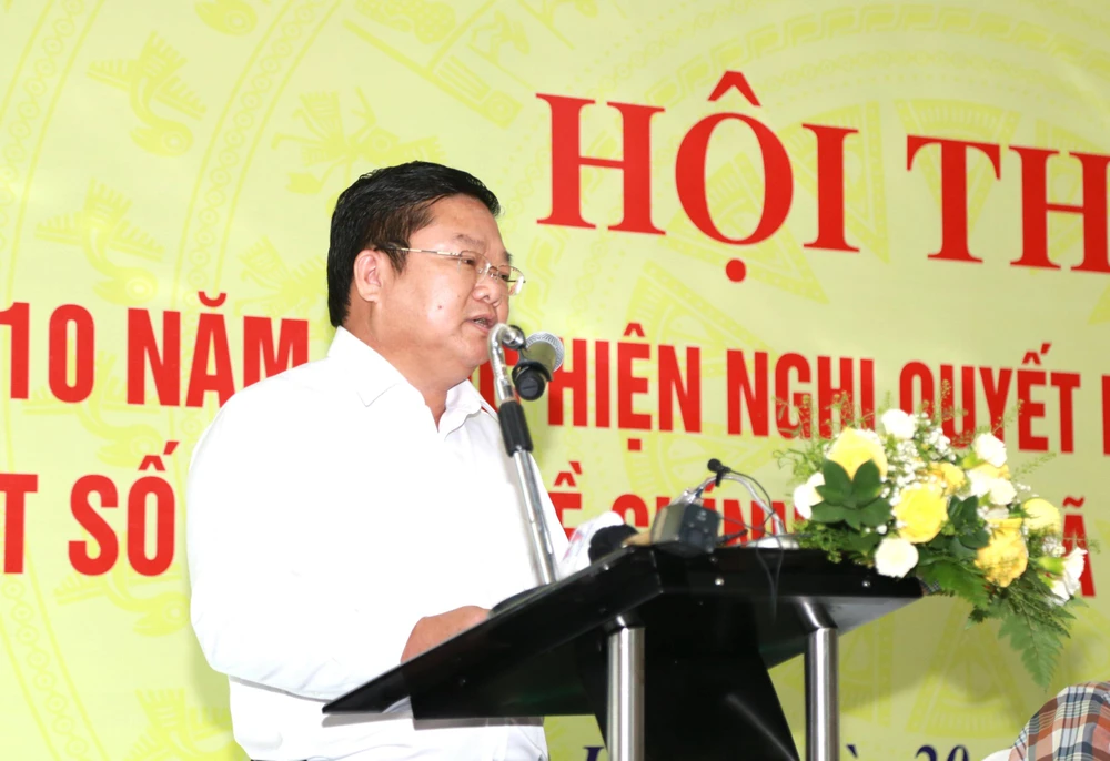 Ông Lê Văn Thinh, Giám đốc Sở LĐ-TB&amp;XH TP.HCM. Ảnh: TÙNG NGÔ