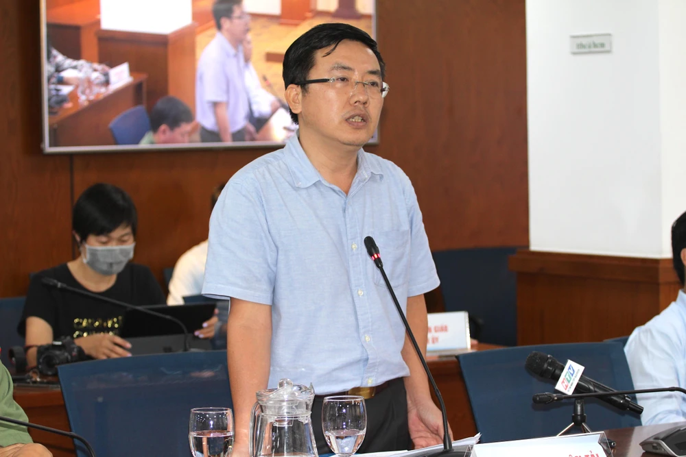 Ông Ngô Hải Đường, Trưởng phòng quản lý khai thác hạ tầng giao thông đường bộ. Ảnh: NGUYỄN NHÂN