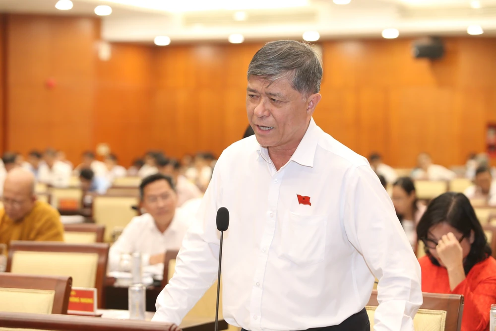 Ông Nguyễn Văn Hiếu, Giám đốc Sở GD&amp;ĐT TP.HCM. Ảnh: THANH THUỲ