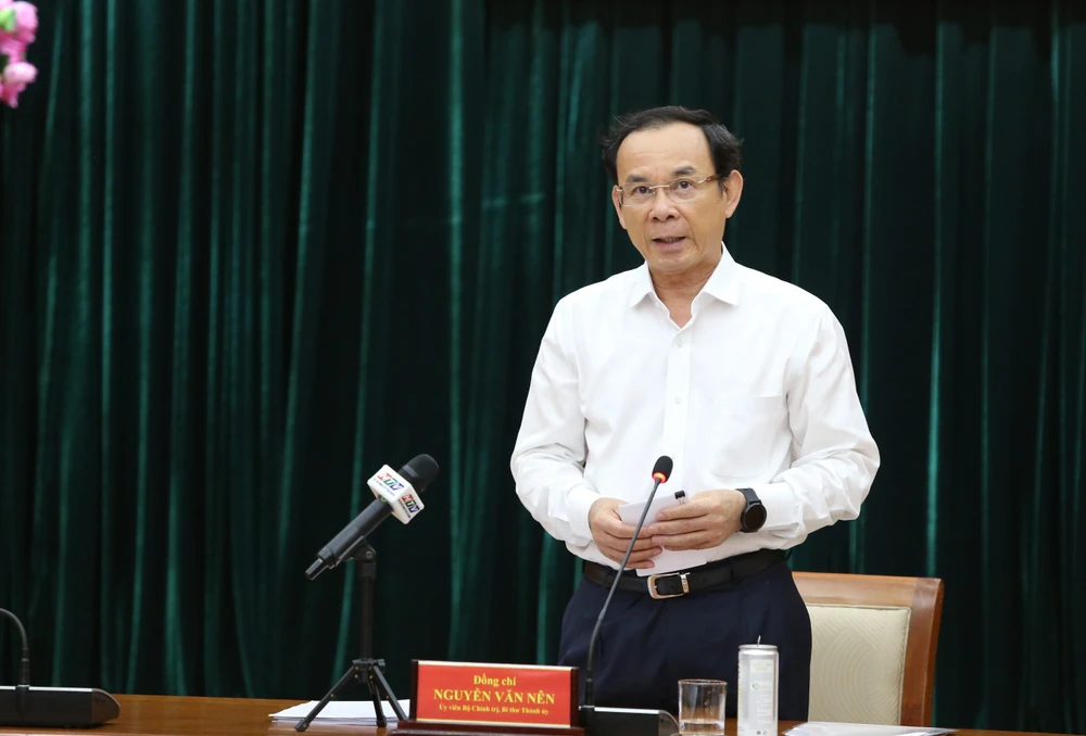 Bí thư Nguyễn Văn Nên: ‘Con tàu’ Nghị quyết 98 chở theo ‘tảng đá’ to, sẽ không thể tăng tốc-con-tau-nghi-quyet-98