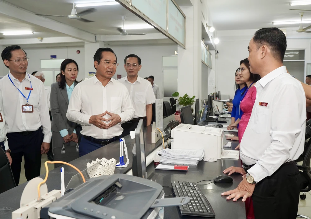 Chủ tịch Nguyễn Văn Được: TP.HCM có 38 chi nhánh Trung tâm hành chính công cấp TP