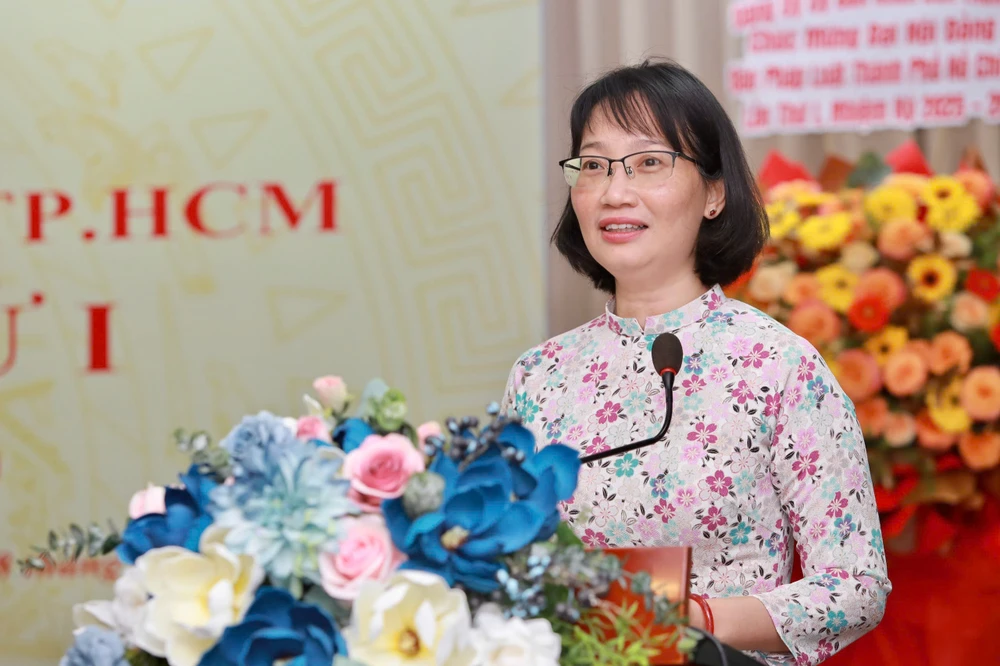 Bà Trần Thị Diệu Thúy, Phó Chủ tịch UBND TP.HCM. Ảnh: NGUYỆT NHI