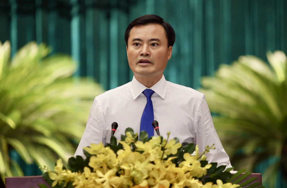Ông Bùi Xuân Cường, Phó Chủ tịch UBND TP.HCM. Ảnh: NGUYỆT NHI
