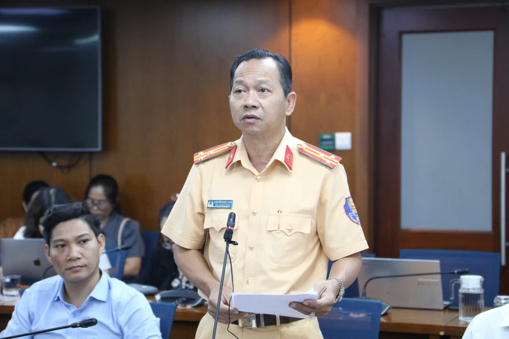 CSGT TP.HCM triển khai giải pháp AI kéo giảm ùn tắc giao thông