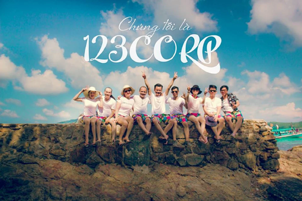 Đội ngũ trẻ trung nhiệt huyết của 123CORP