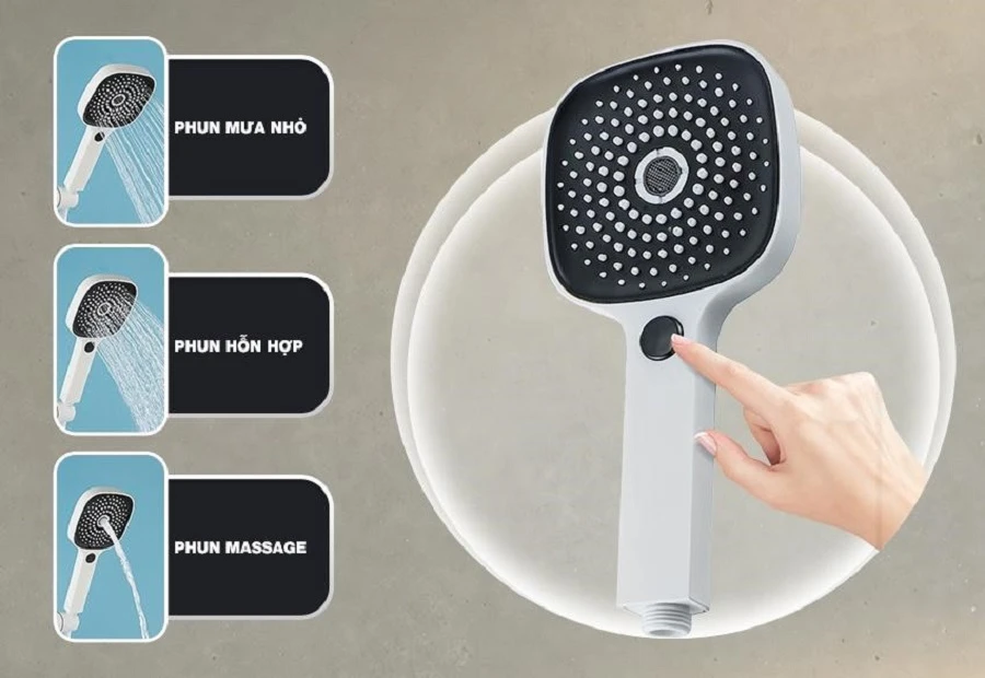 Chế độ phun nước tùy chỉnh