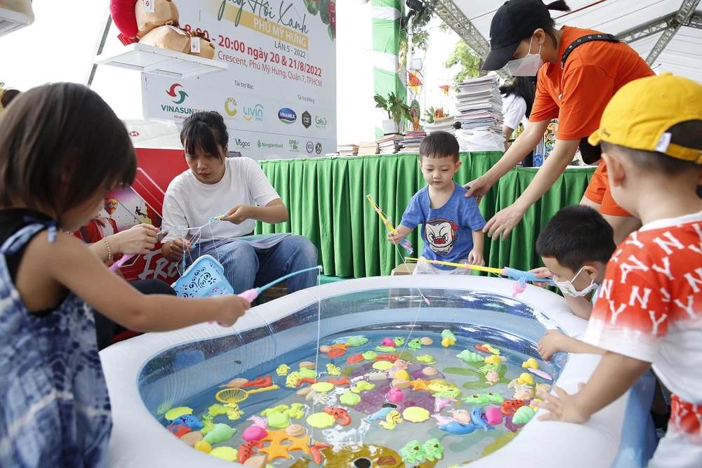 Ngày hội Xanh Phú Mỹ Hưng còn có khu vui chơi trẻ em miễn phí